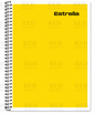 CUADERNO ESPIRAL DE FORMA FRANCESA 100 HOJAS DE RAYA MARCA ESTRELLA