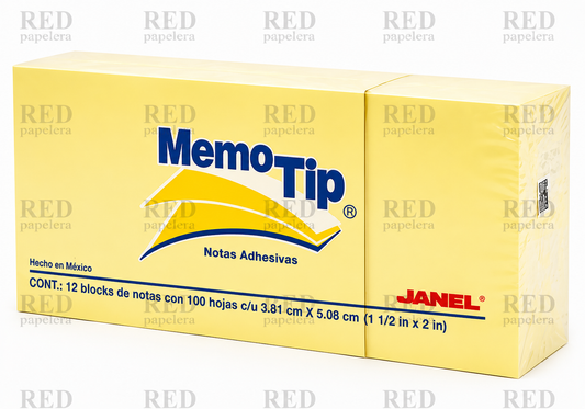 Notas Adhesivas Janel Memo Tip 3.81 cm x 5.08 cm