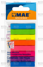 NOTAS DE INDICE ADHESIVAS 160 hojas 8X45MM MARCA MAE