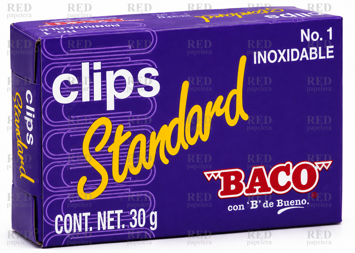CLIPS GALVANIZADO No. 1 MARCA BACO