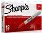 MARCADOR PERMANENTE ROJO  PUNTO FINO MARCA SHARPIE
