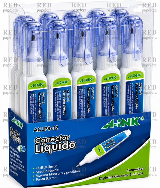 CORRECTOR TIPO PLUMA AINK 8ML