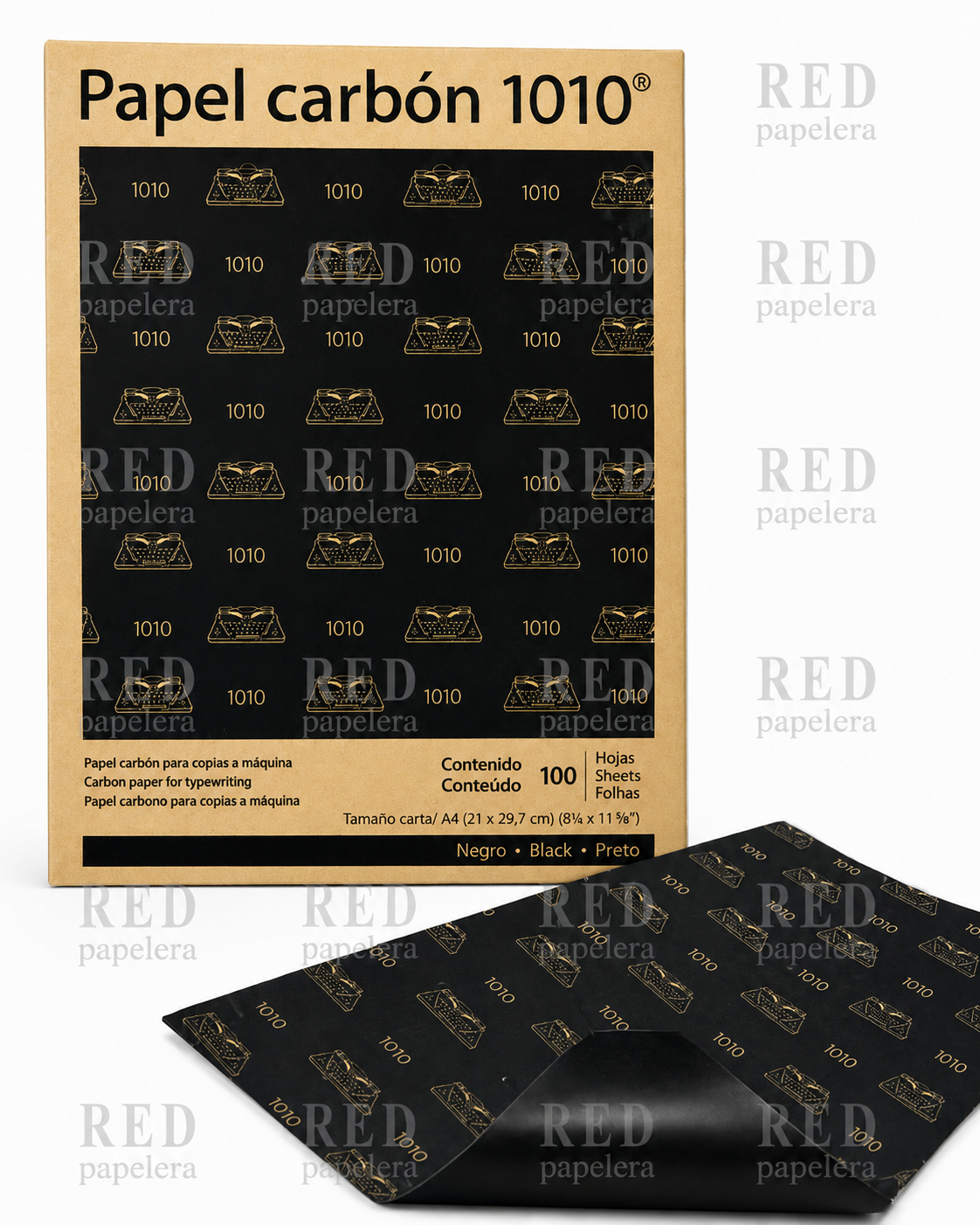 PAPEL CARBON NEGRO T CARTA MARCA PELIKAN