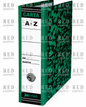 CARPETA REGISTRADORA VERDE JASPEADO MARCA KYMA T. CARTA
