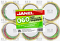 CINTA ADHESIVA TRANSPARENTE 060 DE 48MMX50M MARCA JANEL
