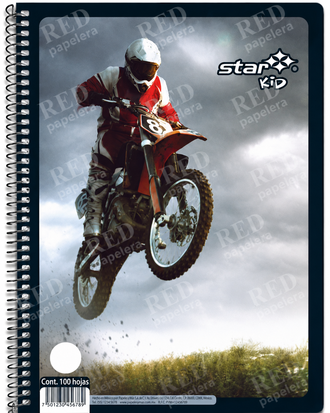 CUADERNO PROFESIONAL STAR KID CUADRO GRANDE  MARCA ESTRELLA