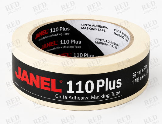 CINTA MASKING TAPE DE 18MMX50M JANEL 110 PLUS