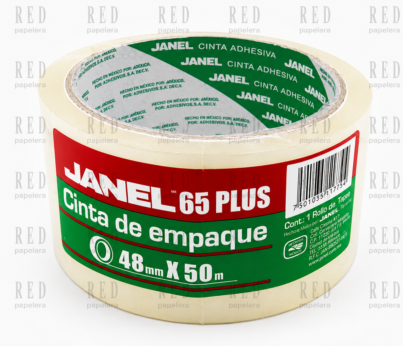 CINTA EMPAQUE JANEL 48x50 LINEA 060 TRANSPARENTE