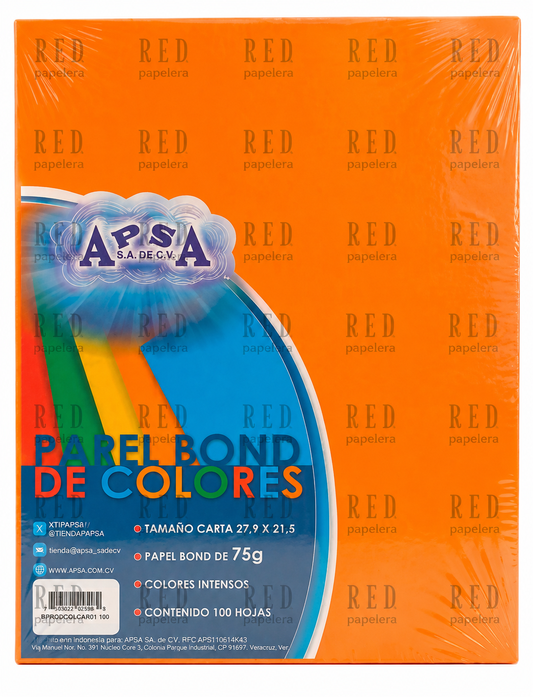 Papel bond de colores