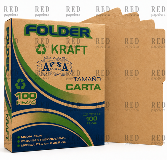 FOLDER KRATF TAMAÑO CARTA MARCA APSA