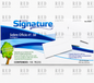 SOBRE BLANCO No, 10 MARCA SIGNATURE